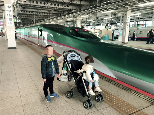 ・またも夫出勤の休日…課題のはやぶさ搭乗&アンパンマンミュージアム母子でクリアしたい。<br />・決めたのが直前すぎて、GoToやらトクだ値きっぷやらスルーして普通~の新幹線チケットで。<br />・友達宅に泊めていただき、お世話になった。あー旅は良いなぁ。