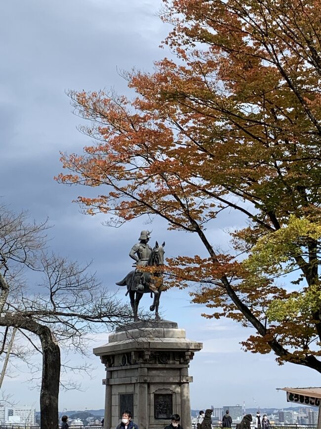 2020年春に予定していた松島への家族旅行<br />コロナで行けなかったけど<br />10月に解禁になったので<br />Gotoトラベルを使って行ってきました<br /><br />両親も参加なので、コロナ対策にも気を配りつつ<br />1泊2日で松島と仙台を弾丸でゆる~く?巡って<br /><br />この旅から<br />日本城郭協会が定めた日本全国の名城を巡ってスタンプを集める<br />「日本100名城」と「続日本100名城」巡りデビュー<br /><br />移動は自家用車<br />NEXCO東日本 ドラ割 東北観光フリーパス2日券 6100円を利用<br />東北自動車道は白河IC<br />常磐自動車はいわき勿来ICから<br />南東北エリアが乗り降り自由<br />途中で寄り道するならお得でした<br /><br />お宿は 松島センチュリーホテル<br /><br />1日目<br />白石城 続日本100名城 1城目<br />松島 <br />西行戻りの松公園、松島湾遊覧船、瑞巌寺、五大堂<br /><br />2日目<br />多賀城 日本100名城 1城目<br />仙台城 日本100名城 2城目
