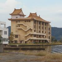 東郷湖へ