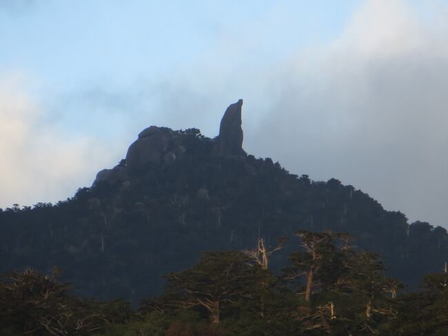 今日は太忠岳に登りに行きます。事前調査で登ってみたい山でした。宮之浦岳の帰りのバスから、山の上にある石柱が見え、それが太忠岳山頂の天柱石だとわかり、登りに行く決め手となりました。<br />宿のキャンパーからも、展望の効く山頂へ行く道を聞き、出発します。<br />☆10分間の動画にまとめました。https://youtu.be/SQwJtF5zVdE