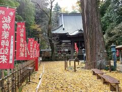 薬師池公園に最後の紅葉