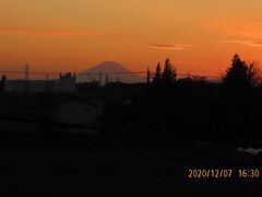 素晴らしかった夕焼け富士山