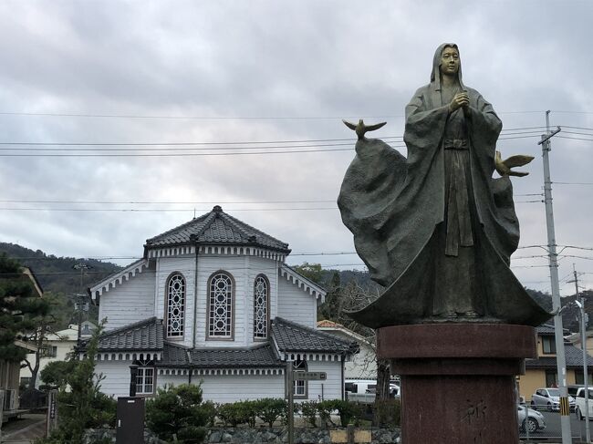 夕暮れ時の宮津を街歩き