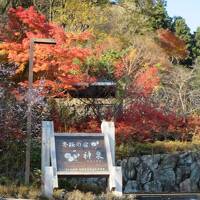 神泉は紅葉と十月桜の共演が見られる山の温泉