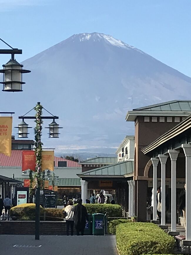 熱海温泉に向かう途中に寄りました。新エリアであるヒルサイドエリアがオープンしてから、初めてです。このヒルサイドエリアを中心に探訪いたしました。富士山がきれいに見えた一日でした。