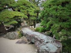 徳島-2　名勝　旧徳島城表御殿庭園　巨石の橋　☆枯山水の庭＊池泉回遊式の庭園　ひとめぐり