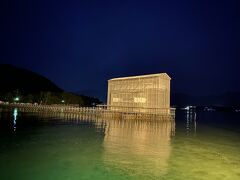 2020年2月　西日本移動性旅行-3 厳島神社の大鳥居は修繕中。。。