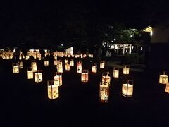 松江城のライトアップ「松江水燈路」