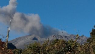 親子3人鹿児島旅行1（霧島神宮・黒酢酒造桷志田・桜島観光・桜島シーサイドホテル・桜島フェリー）