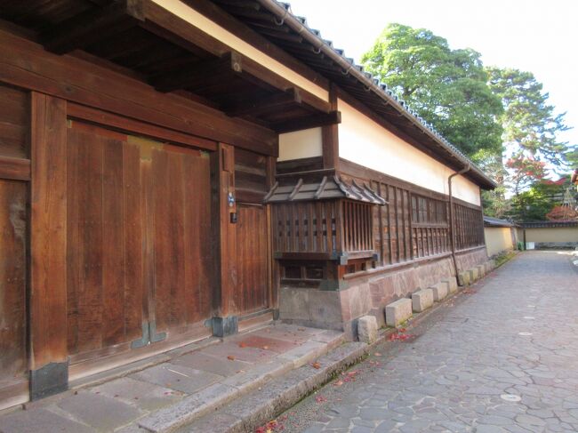 近江町市場でランチその後香林坊アトリオで買物→長町武家屋敷跡界隈→ひがし茶屋街→金沢駅