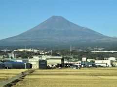 迎春！（雪のない富士山！）