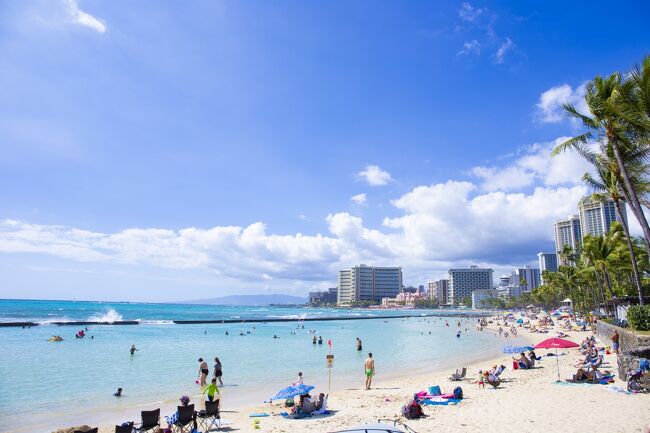0歳児と行くハワイ：Day３～ほろにがビーチデビュー～