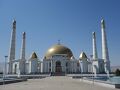 トルクメニスタン旅行③（アシガバート：中央アジア最大のモスク キプチャク・モスク（ルーフ・モスク））