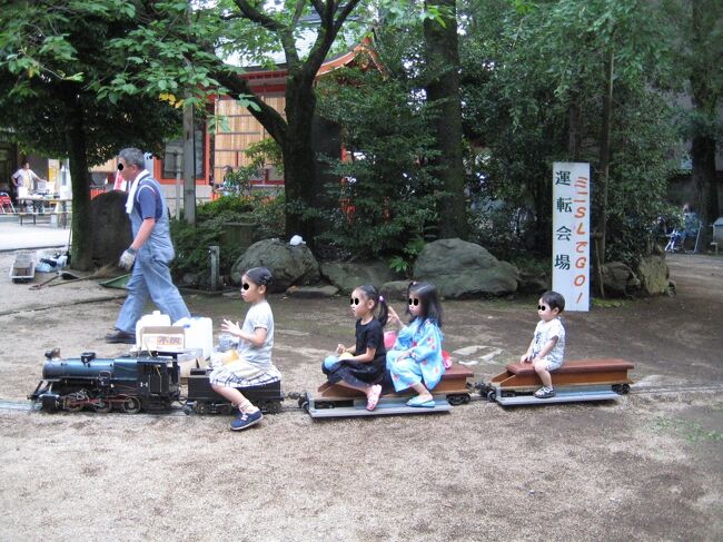 2007年7月・馬橋稲荷神社＜子供縁日大会・ミニSL＞