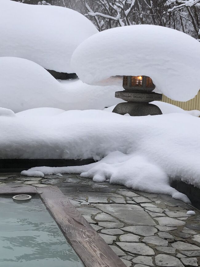 高湯温泉は硫黄泉でした。雪景色が素敵で二泊三日でかなり温泉に入りまくりました。男女入れ替え制でしたから内風呂を合わせると10箇所入れます。<br />温泉好きにはたまらないです。ただ露天風呂はサンダルに履き替えて行かねばならずかなり寒かったです。