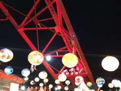 寒空の愛宕神社からの東京タワー台湾祭