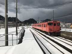 山陰本線の冬景色、浜坂から城崎温泉へ：青春18きっぷの旅（2021年始）、大阪発日帰り