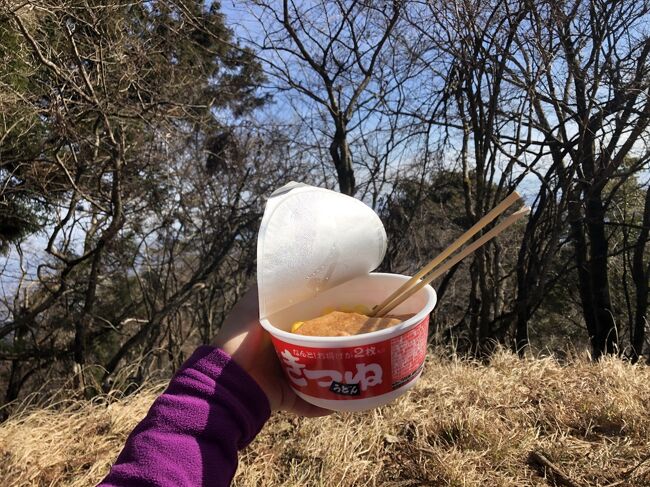 お手軽じゃないよ、新年登山、大山