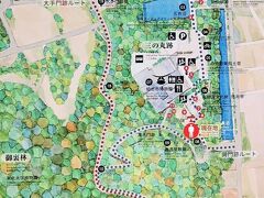 仙台15　仙台城跡ｄ  石垣修復・広瀬川/渓谷＝要害の地　☆天守閣は築かれず・二の丸移転