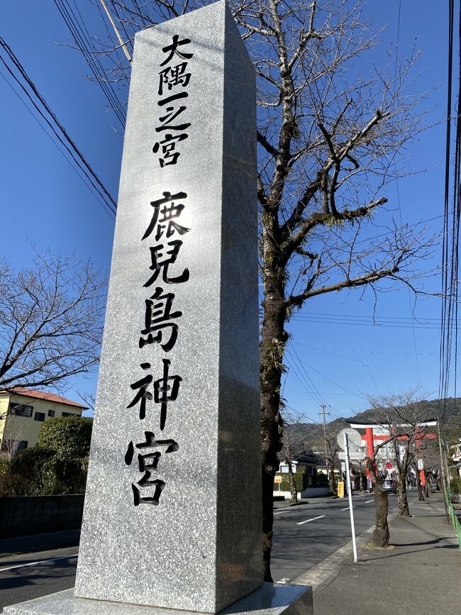 鹿児島に引っ越して2年。昨年の初詣は霧島神宮に参拝しましたが、道路も渋滞し大変な混雑でした。<br /><br />今年は自宅から歩いて40分ほどの鹿児島神宮に参拝しました。全国正八幡の本宮で、由緒ある別表神社のひとつです。主祭神は彦火火出見尊(ひこほほでみのみこと:山幸彦)と豊玉比売命(とよたまひめのみこと)。お二人の孫は、日本国初代天皇の神武天皇になります。<br /><br />渋滞に備えて、道路は一の鳥居から駐車場まで一方通行となっていましたが、昼前はまだほとんど車もなく参拝者も少し並ぶ程度でした。帰る頃には駐車場に入る車が結構渋滞していました。<br /><br />鹿児島神宮の本殿は、木造建築としては県内でも最大級の広さを誇り格調高い作りで、敷地も割と広く歴史を感じさせるものでした。御神馬を先頭に鈴かけ馬が踊る「初午祭:はつうまさい」は、全国的にも有名です。参拝後は、お正月ならではの甘酒とぜんざいを境内のお店でいただきました。<br /><br />近くに卑弥呼神社があるのはわかっていたので、そちらの方に移動しました。鹿児島神宮を出て左に歩くとすぐありました。邪馬台国を治めた女王卑弥呼の居城が霧島の地にあったという説があるそうでが、邪馬台国の場所自体がいまだに諸説あり不明のままなので、実際のところは永遠の謎かもしれません。ただ、そういう事を想像しながら浪漫を感じるのが好きです。<br /><br />すぐ近くには石體神社もあったので、ついでに参拝しました。こちらの御創建は遠く神代の頃、御祭神彦火火出見命が高千穂宮を営んでいたところと伝えられる旧社殿地。つまり現在の鹿児島神宮の跡地という事です。現在はご祭神である豊玉比売命(とよたまひめのみこと)がたいそう安産であったため、安産成就の神として信仰厚く、境内に積まれた丸石をお守りとして持ち帰ると安産にご利益があると言われているようです。<br />