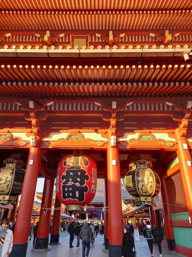 年末に成田山新勝寺の参拝を済ませましたが、<br />おみくじ引きたいなと浅草寺に行きました。<br />ソーシャルディスタンス保ちながらテイクアウトで食べ歩き。