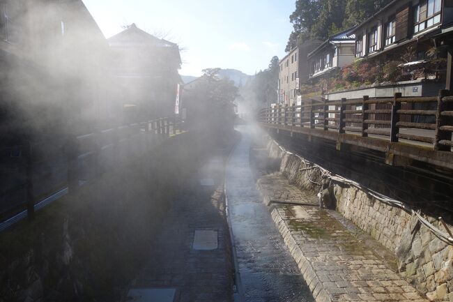 数日滞在するんで、いつでも散歩出来るけれど、雪が残ってるうちはちょっと景色がちゃうかな？って事で、お出かけ前に、少しお散歩に。