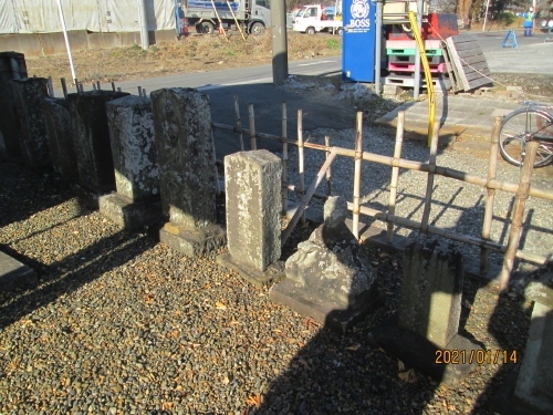 我孫子市の都部新田・水神社・石仏