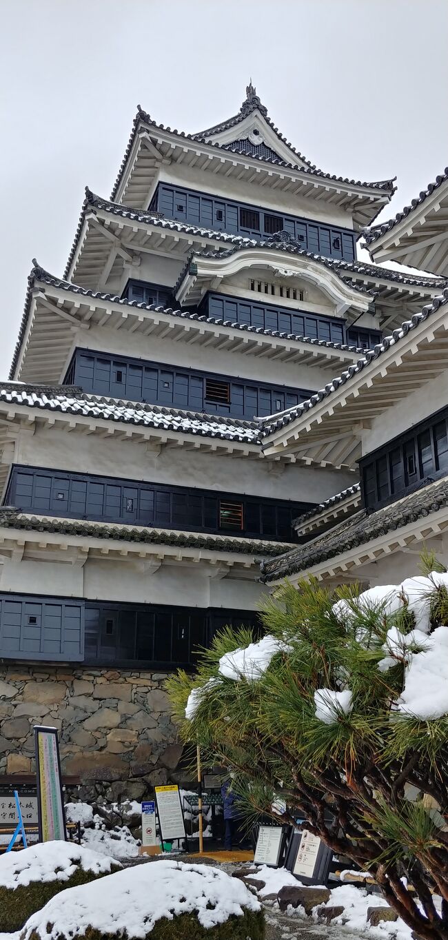 1月は大人の休日倶楽部パス の時期です<br />久しぶりに 娘夫婦に会いたいと<br />茨城で あんこう鍋を食べるべく<br />計画したのが 去年11月です<br /><br />ところが 緊急事態宣言でGoToが無くなり<br />東京に住む 娘夫婦は不参加となりました<br />残念 あんこう鍋食べたかったな<br /><br />では 白紙に戻して<br />更に検討したのが 1月15日<br />結局夫が大好きな 長野に決まりました<br /><br />宿は 野沢温泉河一屋旅館<br />いつもの 楽天トラベルで<br />二人で税込み 40,240円で<br />割引が少し入っても 37,928円と<br />私達夫婦にしてみれば 激高です<br />が 和モダンなお宿らしく<br />珍しく 夫が気に入りました<br />娘夫婦の分が 浮いたと思えばいいし<br />昨日の夕食は 大満足だし<br />まあいいか<br /><br />今日は2日目です<br />私の希望で 松本へ移動します<br />ところが 新たな試練が、、、