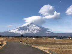 ２０２１年１月、何故か雪の少ない富士山
