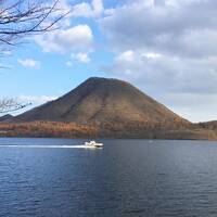 榛名富士と紅葉の榛名湖周遊道路ウォーキング