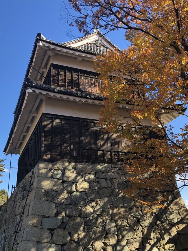 その昔、私がロンドンに留学した時にお世話になったお家に、私の前にホームステイしていた「Haru」という日本人の男の子がいたそうです。<br />よほどお気に入りだったのか、滞在中に何度も「Haru」の話を聞いていました。<br />その後もロンドンに行く度に「Haruはどうしているだろう?」という話になり、ある時、「そういえばゲストノートがある!」と、昔のノートを持ち出して来て調べてみると、実家が温泉宿である事が判明。<br />以来、「行って来て~!」と言われ続けていたので、GoToトラベルでお安くなるうちに行ってみる事にしたのであります。<br /><br />ちなみにHaruとは2回ほどロンドンでお会いしているので初対面ではありません。<br />でも、覚えてくれているかがちょっと不安(^▽^;)<br /><br />とりあえず、温泉でのんびり旅だけになってもいいかなと思い、予約したのであります。<br /><br />場所は長野の別所温泉。<br />せっかくなら軽井沢に寄り道しようかな。<br />仕事のスケジュールの関係でこの日になったのですが、幸いにも紅葉真っ盛り!<br />思いがけず紅葉も堪能できる旅となりました。<br /><br /><br />2020年11月10日 <br />上田まで戻って来たら、せっかくなので上田城にも行ってみましょう。<br />難攻不落と言われた上田城。<br />上田合戦で「落ちなかった」城であることにあやかり、本丸跡にある真田神社は受験祈願に訪れる人が多いそうです。<br />最後は軽井沢軽井沢プリンスショッピングプラザでお買い物♪<br /><br /><br />【旅行日程】<br />11/09 09:29 大宮駅発 あさま605号<br /> ↓<br /> 10:08 軽井沢駅着<br /><br />11/10 17:40 軽井沢駅発 あさま628号<br /> ↓<br /> 18:26 大宮駅着<br /><br />【交通費】<br />大宮⇔軽井沢 2470円×2 合計4940円 (お先にトクだ値)<br /><br />【宿泊費】<br />信州別所温泉 旅宿 上松や<br />御坂館 コンフォート和室 <br /><br />※楽天トラベルより予約<br />1泊朝食【信州ごはん】プラン☆リーズナブルにかけ流し温泉と旅館滞在♪小腹に◎夜食サービス<br /><br /> 1泊朝食付き(1人利用) 14000円+税<br /> GoToトラベル+楽天クーポン - 8690円<br /> 楽天ポイント利用 - 6700ポイント 現地支払額 10円<br /><br />【1】軽井沢に寄り道編<br />https://4travel.jp/travelogue/11667501 <br /><br />【2】別所温泉 上松や宿泊編<br />https://4travel.jp/travelogue/11669512<br /><br />【3】別所温泉散策編<br />https://4travel.jp/travelogue/11672166<br /><br />【4】上田城と真田神社編<br />https://4travel.jp/travelogue/11674031