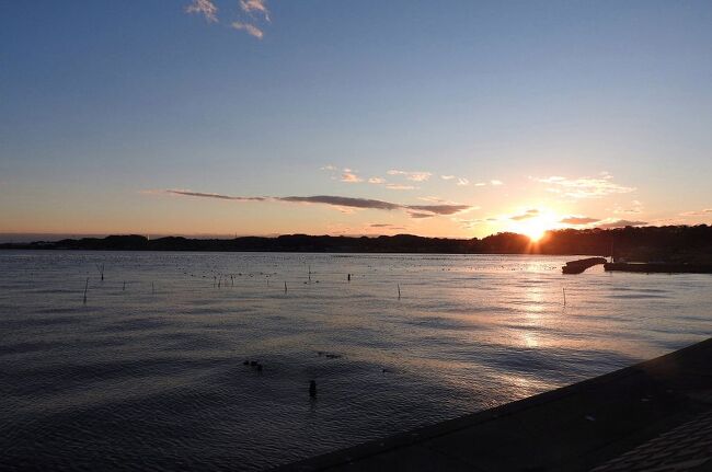 　北浦湖畔の水原でバードウォッチングを楽しみました。<br /><br />表紙写真は、水原の北浦湖畔の夕景です。<br />
