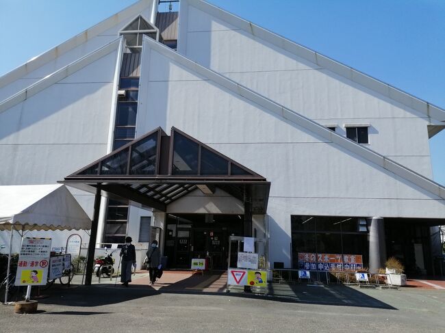 このプールも巨大な建物だ。<br />入口で検温し、住所やら計った体温やらを記入して、自販機で券を買って地下に降りる。料金は時間制で入場時間によって値段が決まる。<br />自分は9:30の区分で入ったが、今は特別料金で400円で入れる。この料金なら安い。<br />下駄箱というものはなく、靴を脱いで自分が持参したレジ袋に入れてロッカーの中に入れる。<br />このロッカーがなんと!100円返却式ではない。100円は戻らないので、入れ忘れたり出し忘れたりしたらたいへんだ。毎日来る人にとってはバカにならない負担で、見ているとみな籠を持ってきて衣服や荷物は籠に入れてプールサイドまで持って行っているようだ。<br /><br />屋内プールは8コースあるが、6~8コースはフリーコース、5コースは歩行コース、3~4コースは泳ぎコースになっている。1コース、2コースも泳げるので、自分はなぜか誰も泳いでいない1コースで泳いで、ゆったりと泳ぐことができた。<br />水温はあと0.5度低いとありがたいが、まずまずゆだるというほどではない。<br />水深は1.1mで、中央部は1.2mある。<br />秒針タイマーはコース中央に1基ある。<br />ビート板を借りれないのでキック練習は思うようにできない。プルブイを持ってきている人もいるが、旅行者ではそうもいかない。<br /><br />そのうち教室が始まって、1,2コースは教室で使用になり、一般は3~4コースの1コースだけになってしまった。皆がこのコースで泳ぐので追い抜く人が入り乱れている。<br />6~8コースはフリーとなっているが、2列3列になっておしゃべりしながら歩く人の占有コースとなってしまっている。ほかに5コースの歩行コースがあるのに、3つものコースをとってなんともムダなことだ。<br />5コースを遊泳コースにすれば、もう少し余裕をもって泳ぐことができるのだが。もっともおしゃべりしながら歩くのが健康にもストレス解消にも一番という言い分もあるかもしれない(苦笑)。<br /><br />3~4コースはターン禁止とやらで、25mしか泳ぐことができない。<br /><br />泳ぐ終わったら着いた側、つまりコースの左側で待つようになっているが、泳いでくる人とぶつかってしまう。コースの右側で待つのが標準なのだが、決まりがおかしい。<br />泳ぐ人のラインに立ってはいけないというのが基本だが、このプールはその辺わかっているのか?<br /><br />例によって建物はやたら大きいのだが、運営がすこしお粗末ではないか。京都は100万都市なのにまとまなプールはないのかと首をひねるのだが、たぶん大都会だからスイミングクラブなどが充実していて、公営のプールへの要求は高くないのだろう。<br />ロッカーは錆びついていて鍵が回らないと係を読んでいる人がいた。京都市は100円返却式のロッカーにする予算もないのだろうか。<br />脱水機は(当然ながら)ない。これも地方の小都市でもけっこう備えているのだが、京都ほどの都市がと思ってしまう。
