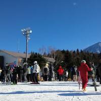 新年日帰りスキーへ家族で行くぞー！　IN富士天神山