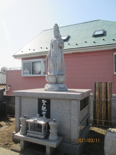 松戸市の幸田・長養寺・下総観音霊場（１０）・石仏