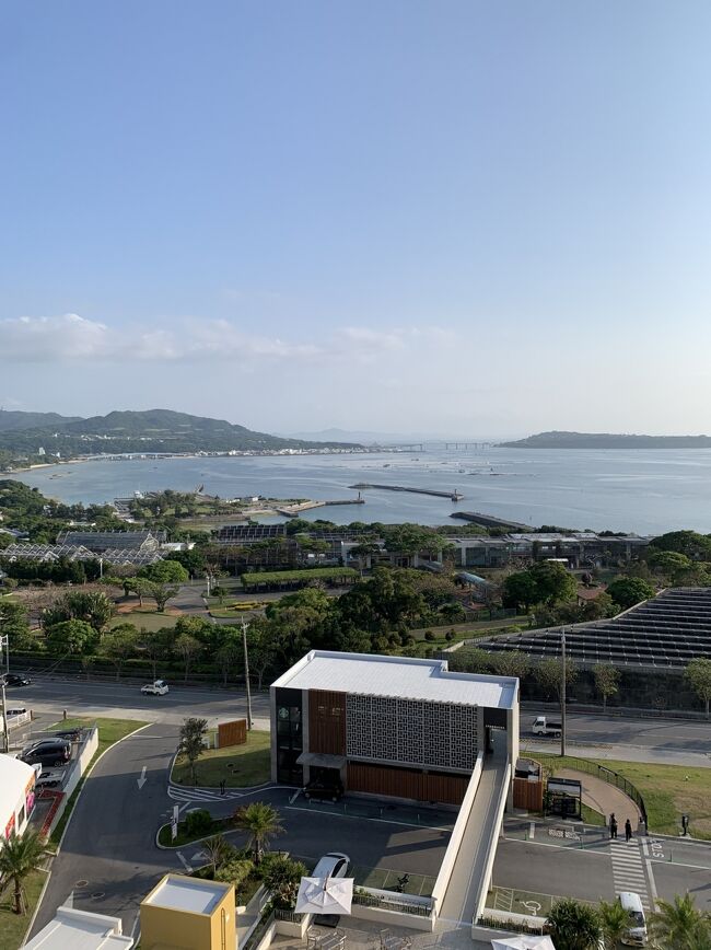 沖縄2日目<br />今日は那覇から友達（の友達）が来て一緒に海洋博でピクニックの予定でしたが、体調不良のために中止・・・。<br />さてどうする？？ってことで母二人は携帯で色々検索～<br />Ｒちゃんがプールにほぼ入ったことが無く、今回とても楽しみに来たようでプールの外来利用を探してみました。<br /><br />コロナで外来利用を中止しているホテルが多くて・・・<br />やっぱりルネッサンス？？って事になりました。<br /><br />今日は南にいったり、戻って来たりあっちこっち行きますよ～