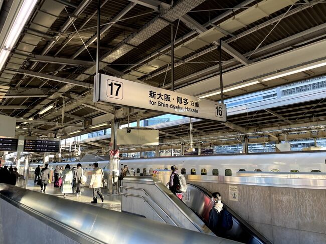 JR東海ツアーズより新幹線を利用して神戸2日間の旅を予約<br />今回もGO TOトラベルを利用しました。<br /><br />12月5日　ひかり631号　名古屋8：20 -新大阪9：27　　コンフォートホテル神戸三宮　宿泊<br />12月6日　ひかり512号　新大阪14：48-名古屋15：42<br /><br />初めて新幹線で行く家族プチ旅行でした。<br />
