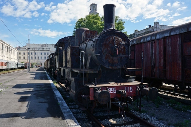 イタリア トリエステ 鉄道博物館（その１ 蒸気機関車、電気機関車、ディーゼル機関車と客車を中心に）