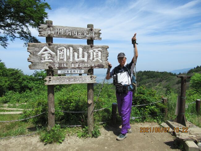 関西には六甲全山縦走と並ぶダイヤモンドトレールという縦走コースがある。<br /><br /> 屯鶴峯から二条山、岩橋山、葛城山、金剛山、紀見峠、岩湧山を通り槇尾山の施福寺までの約50km。<br /><br /> 一気に縦走は難しいので葛城山と紀見峠で二泊し、三分割で行くのが中級コースだ。<br /><br /> 5年前にこの分割コースに挑戦したドラゴンであったが、暑さと水不足と体力不足のため岩橋山にも辿り着けずに初日敗退となった。<br /><br /> 翌々日、紀見峠から施福寺まで歩いたが平石峠から紀見峠までが未踏破になっていた。<br /><br /> 今回は残りを一泊二日で歩く予定だ。<br /><br /> 息子に平石峠まで車で送って貰い岩橋山を目指す。<br /><br /> https://www.youtube.com/watch?v=5Sj3SuUKjIk<br />