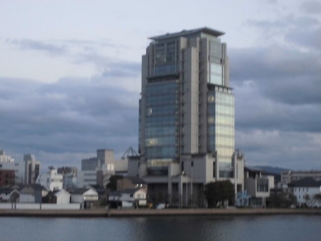 島根県で一番高いビルからの景色を見ました。