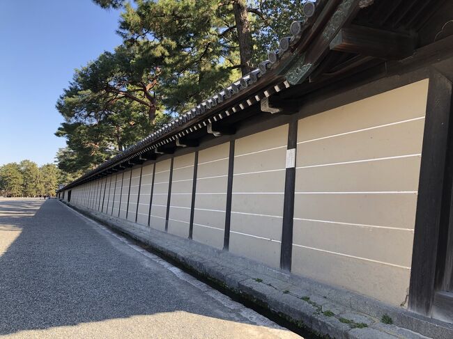 京都へは何度も足を運びますが、<br />行く機会のなかった京都御苑。<br />京都へ出かけた際に寄ってみました。<br />思った以上に広い…！