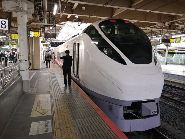 ’２１　春の福島・宮城駅さんぽ１　特急ひたちでいわき駅～常磐線で夜ノ森駅に移動