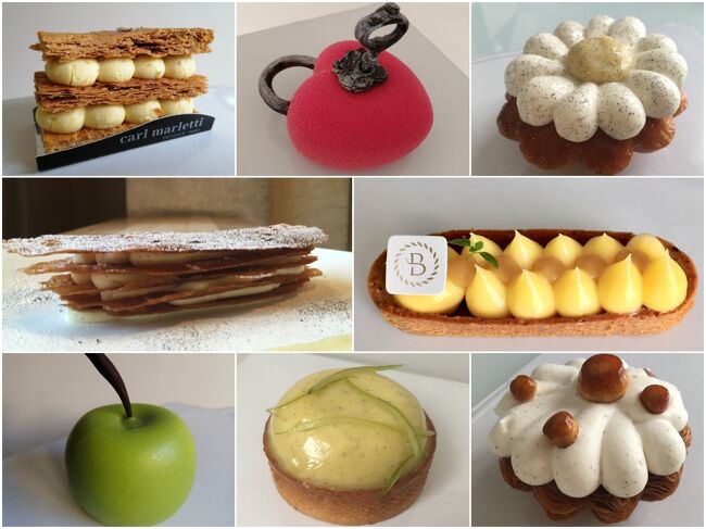 三度の飯よりケーキが好き。そんな筋金入りの甘党にとって、スイーツショップの激戦都市パリはまさに楽園。<br /><br />何気なく存在する街角のパン屋でトビキリ美味しいケーキが見つかることもありますが、一流のパティシエが作るスイーツはまた格別。エレガントな味わいは五感を魅了し、至福の時へといざなってくれます。<br />パリでもコロナの感染拡大が日々重大化し、外出可能エリアは自宅から半径10㎞圏内に制限されるなど明るいニュースはあまりありませんが、美味しいケーキのことを考えていると気持ちが上向きます(単純)。<br />そこで大好きな極上ケーキ屋ベスト5を、独断で選んでみました。<br /><br />1位 カール・マルレッティ Carle Marletti<br />2位 アルノ・ラクロワ Arnaud Lacroix<br />3位 セドリック・グロレ Cedric Grolet<br />4位 ヤン・クヴルール Yann Couvreur<br />5位 ボリス・リュメ Boris Lume<br />