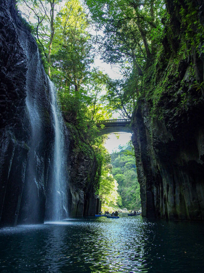 宮崎旅行2日目は、夫婦念願の高千穂峡へ行ってきました！