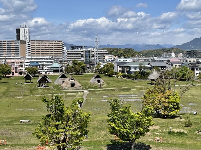 静岡県内の国盗り春キャン（春のキャンペーン）のスポットである風電君を見学するとともに、その近くにある登呂遺跡を見学しました。日帰りです。午後は、山梨県へ抜けて温泉にも入ったのですが、写真が、昼食までしかありませんでした(^_^;)。<br /><br />風電君と登呂遺跡を見学した以外はほぼドライブで、休憩もコンビニなどだったためです。<br /><br />今回のドライブにはもう一つ目的があり、新規開通した新御殿場IC～御殿場JCTの間を走ることです。夫が、新規開通区間好きなので、それに付き合う代わりに、国盗りのスポットにも寄って貰ったというわけです。<br /><br />本当は、山梨で入った温泉の外観を撮ってくれば良かったのですが、そういうのは気が緩んでついつい忘れちゃうんですよね～(￣▽￣;)。