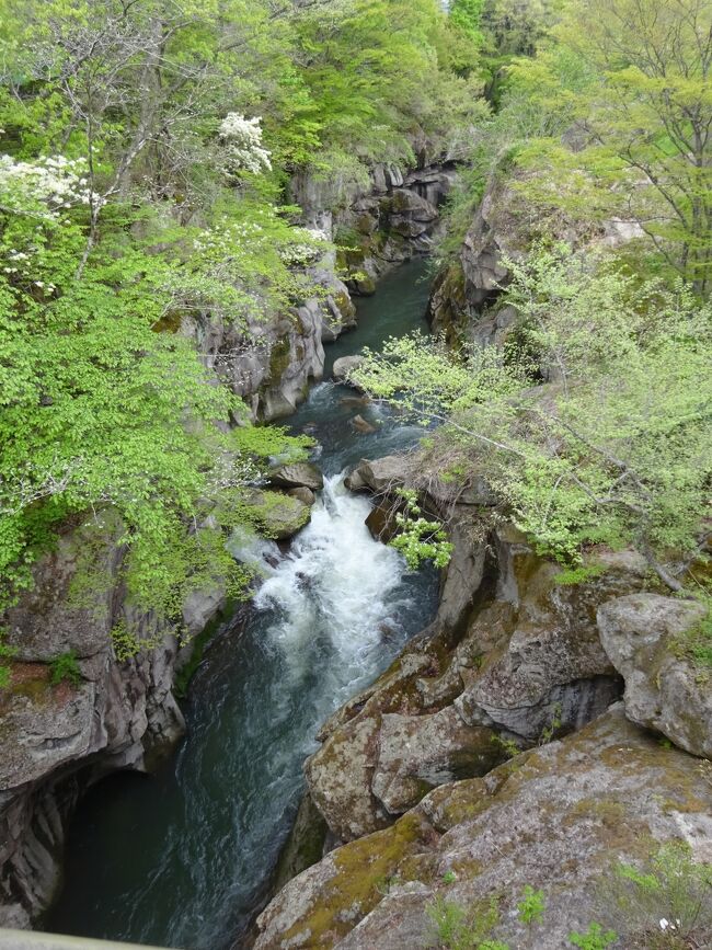 2021年GW東北10日間(2)宮城県(白石市(上戸沢宿･材木岩･検断屋敷･風穴氷室)･秋保温泉(磊々峡遊歩道･秋保大滝･不動尊)