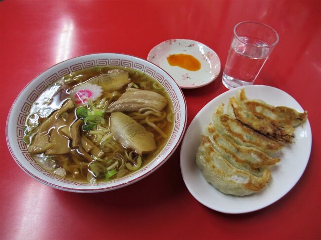  喜多方ラーメン御三家食べ歩き－その１　元祖「源来軒｣  ＆ 番外編｢会津田舎家｣の山塩ラーメン