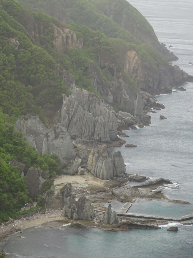 2021年GW東北10日間(11)青森県下北半島(横浜町菜の花畑･恐山･奥薬研温泉･下風呂温泉･大間崎･願掛岩･仏ｹ浦･脇野沢)