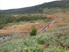 紅葉の西吾妻山登山