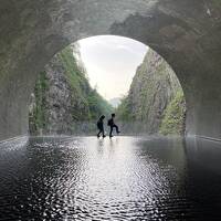 6・8歳児連れ、越後湯沢と清津峡週末旅行